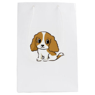 Sac Cadeau Moyen cavalier roi charles spaniel blenheim dessin animé