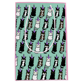 Sac Cadeau Moyen Celebration Cat Gift Bag