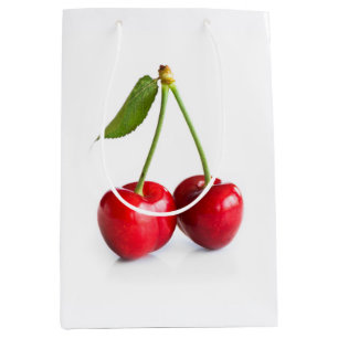 Sac Cadeau Moyen Cerise douce