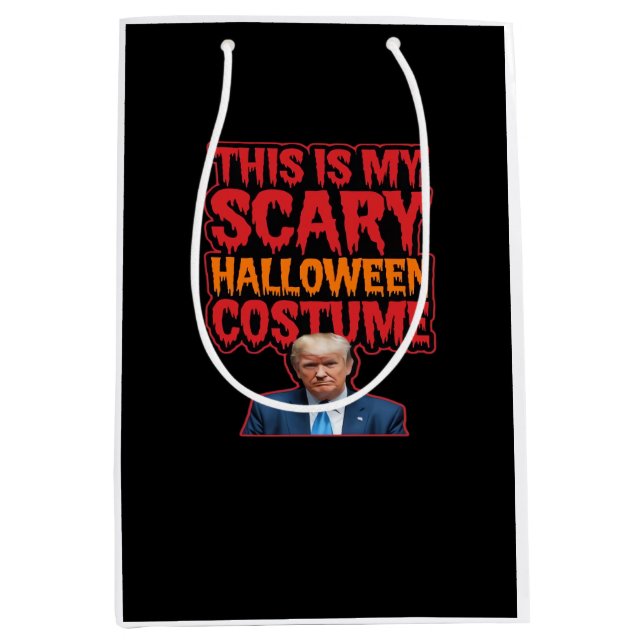 Sac Cadeau Moyen C'Est Mon Costume D'Halloween Scandaleux Classique (Devant)