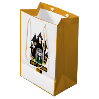 Sac Cadeau Moyen Château de Dracula Halloween mignon 