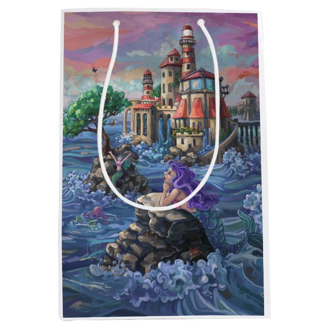 Sac Cadeau Moyen Château de la Sirène (Devant)