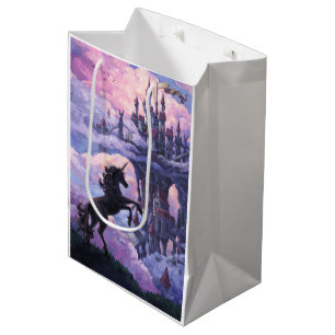 Sac Cadeau Moyen Château Licorne