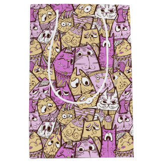 Sac Cadeau Moyen Chats amusants
