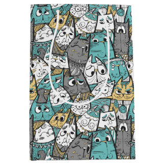 Sac Cadeau Moyen Chats amusants