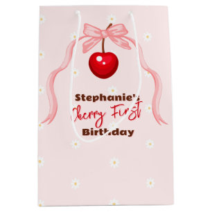 Sac Cadeau Moyen Cherry Sweet Anniversaire