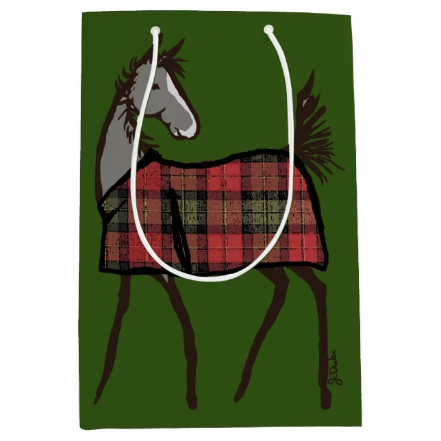 Sac Cadeau Moyen Cheval Lover (Devant)