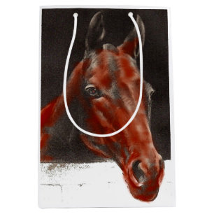 Sac Cadeau Moyen cheval sympathique