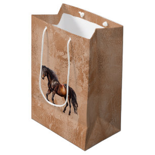 Sac Cadeau Moyen Chevaux de l'Ouest