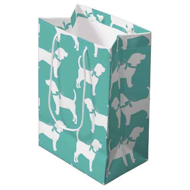 Sac Cadeau Moyen Chien beagle Chien Chien Chien Chien Chien Chien C (Devant Angle)