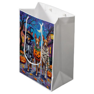 Sac Cadeau Moyen Chiens Basenji Trick-or-Treating Costumes d'Hallow