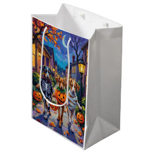 Sac Cadeau Moyen Chiens Silken Windhound en costumes d'Halloween