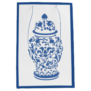 Sac Cadeau Moyen Chinoiserie Chic GingerJar
