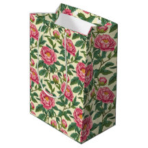 Chinoiserie rose, verte et jaune Florale