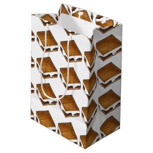 Sac Cadeau Moyen Chocolat Marshmallow Camp Smore Smores Cadeau