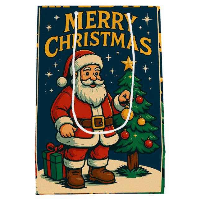 Sac Cadeau Moyen Christmas Magic (Dos)