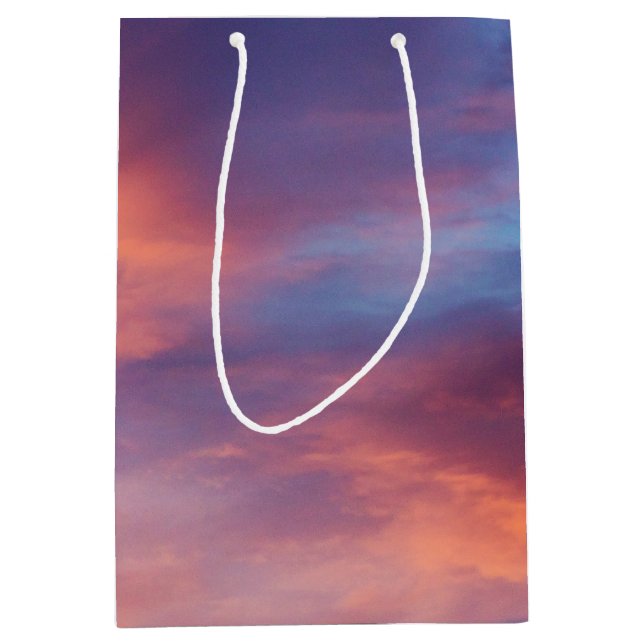 Sac Cadeau Moyen ciel flirtant (Devant)