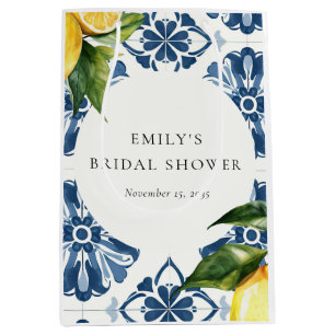 Sac Cadeau Moyen Citron Citrus Positano Fête des mariées italienne