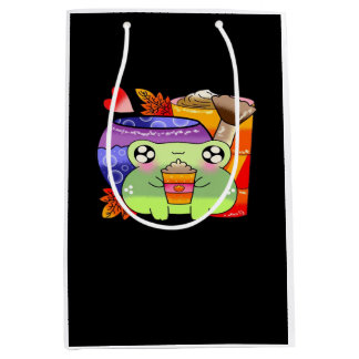 Sac Cadeau Moyen Citrouille épicé Latte automne saison Classic