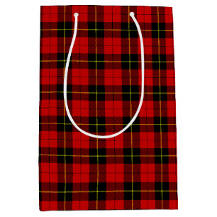 Sac Cadeau Moyen Clan écossais Wallace Tartan Motif