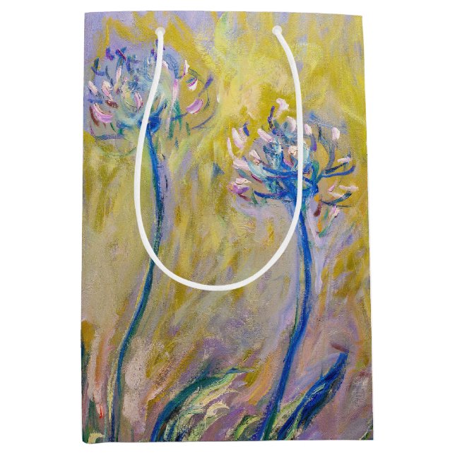 Sac Cadeau Moyen Claude Monet - Agapanthus (Devant)