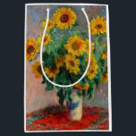 Sac Cadeau Moyen Claude Monet - Bouquet de tournesols<br><div class="desc">Bouquet de tournesols / Bouquet de tournois - Claude Monet,  Huile sur toile,  1881</div>
