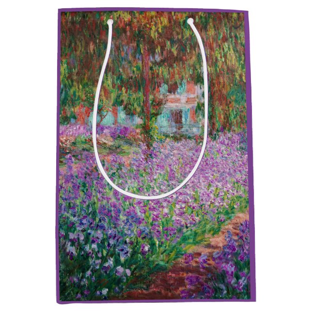 Sac Cadeau Moyen Claude Monet - Le jardin de l'artiste à Giverny (Devant)