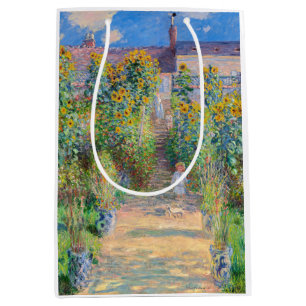 Sac Cadeau Moyen Claude Monet - Le jardin de l'artiste à Vetheuil