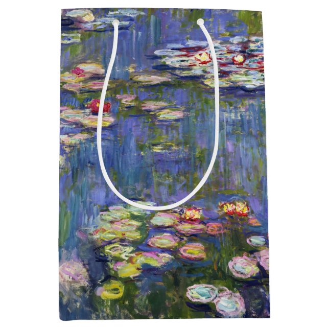 Sac Cadeau Moyen Claude Monet - Nymphéas / Nymphéas (Devant)