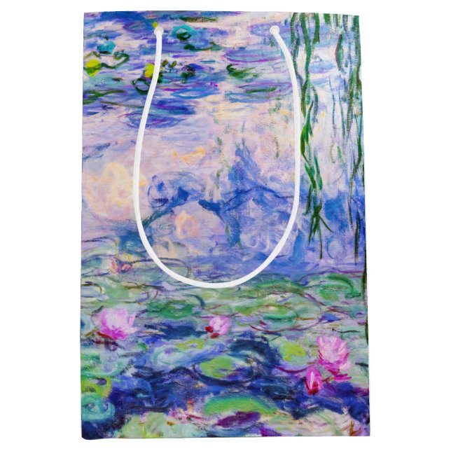 Sac Cadeau Moyen Claude Monet - Nymphéas / Nymphéas 1919 (Devant)