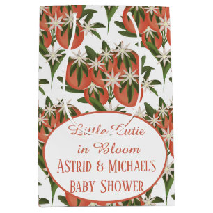 Sac Cadeau Moyen Clementine Little Cutie Baby shower Citrus