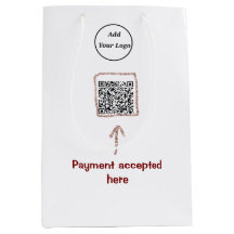 Code QR minimal simple ajouter un logo scanner nom