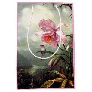 Sac Cadeau Moyen Colibri perché, art fin,