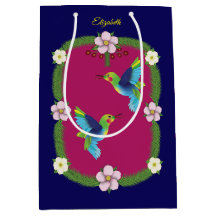 Colibris colorés. Bleu Foncé