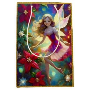 Sac Cadeau Moyen Collection de fées de Noël - Cheveux de lune de ce