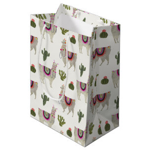 Sac Cadeau Moyen Collection Lllamas mignon de Llamarama