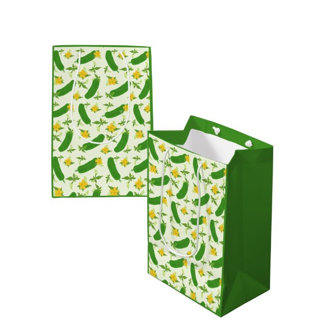 Sac Cadeau Moyen Collection Pickle & Fresh motif (Créateur téléchargé)