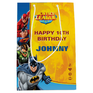 Sac Cadeau Moyen Comics DC   Justice League - Anniversaire