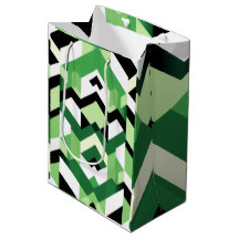 Conception de bloc vert wasabi moderne en chevron