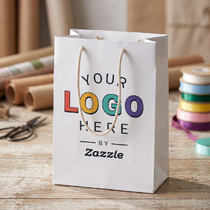 Sac Cadeau Moyen Conception de logo de marque personnalisé