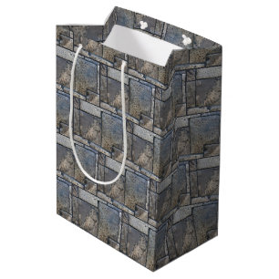 Sac Cadeau Moyen Conception de pierre de Petoskey du Michigan