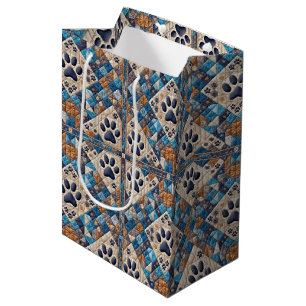 Sac Cadeau Moyen Conception de surfaces de surface en écaille de ch