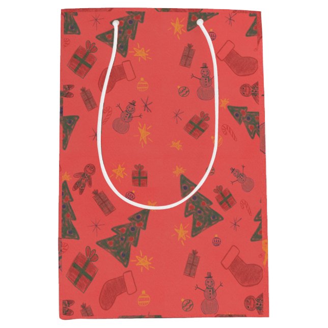 Sac Cadeau Moyen Construction wrapping paper (Devant)