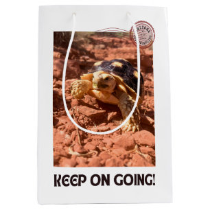 Sac Cadeau Moyen Continuez à aller Inspirational Coddiwompling Turt