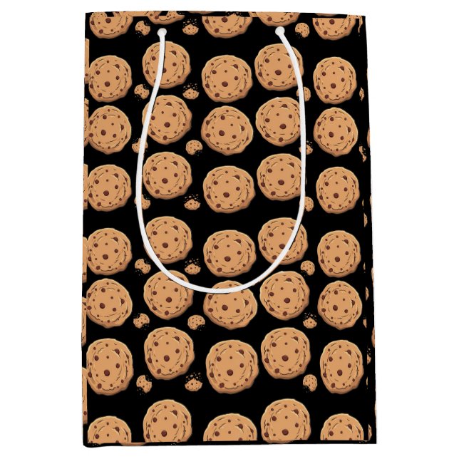 Sac Cadeau Moyen Cookie à chips au chocolat (Devant)