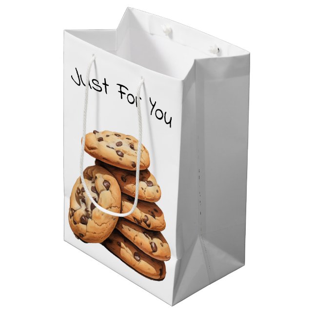 Sac Cadeau Moyen Cookies de chips au chocolat (Devant Angle)