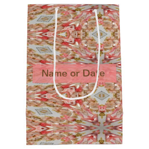 Sac Cadeau Moyen Coral Kaleidoscope