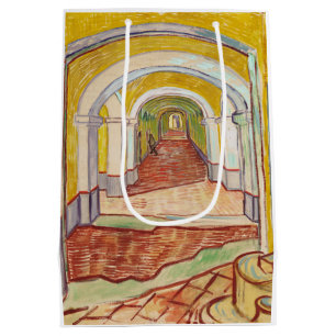Sac Cadeau Moyen Corridor dans l'asile (par Vincent van Gogh)