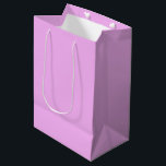 Sac Cadeau Moyen Couleur solide Monet Pinkish-Purple<br><div class="desc">Water Lilies,  1919 célèbre peinture de Claude Monet,  avec couleur coordonnée couleurs solides rose-violet et bleu Monet,  prêt à se mélanger et à se marier.</div>