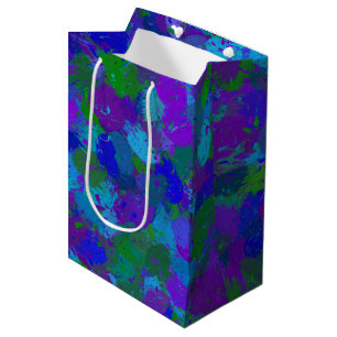 Sac Cadeau Moyen Couleurs Peacock